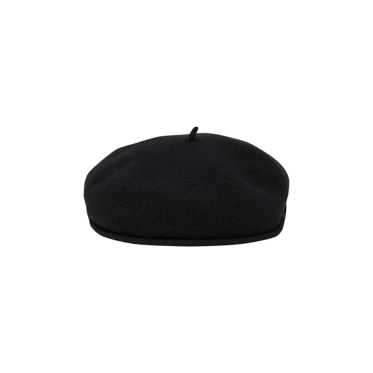 Marine Serre Embroidered French Beret 'Black'