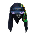 Marine Serre Graphic T-Shirt Veiled Cap 'Black'