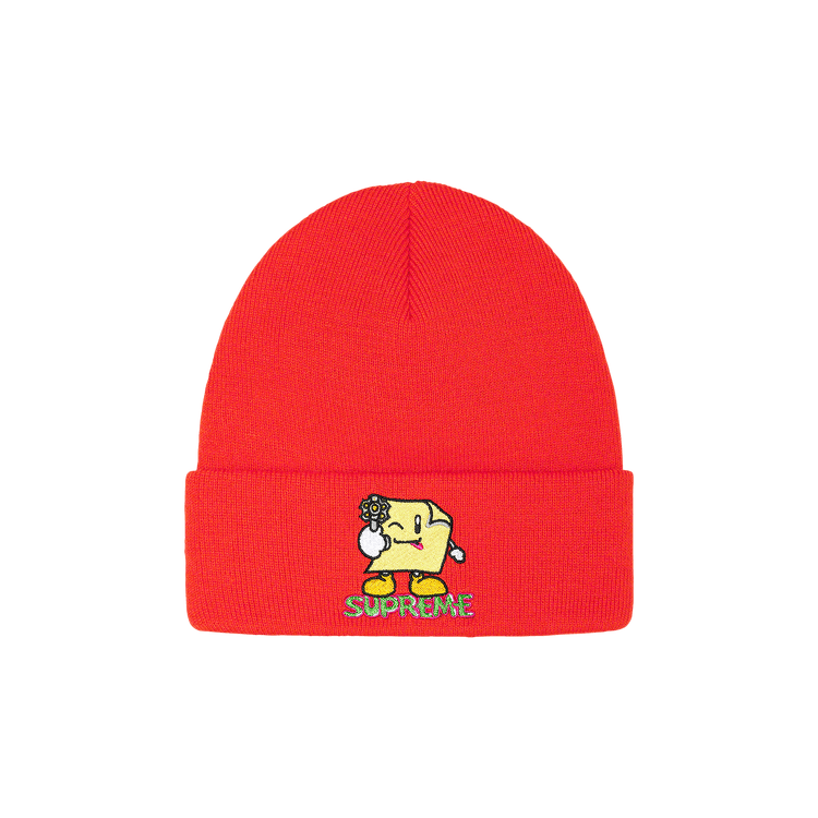 Supreme Sticky Note Beanie 'Dark Orange'