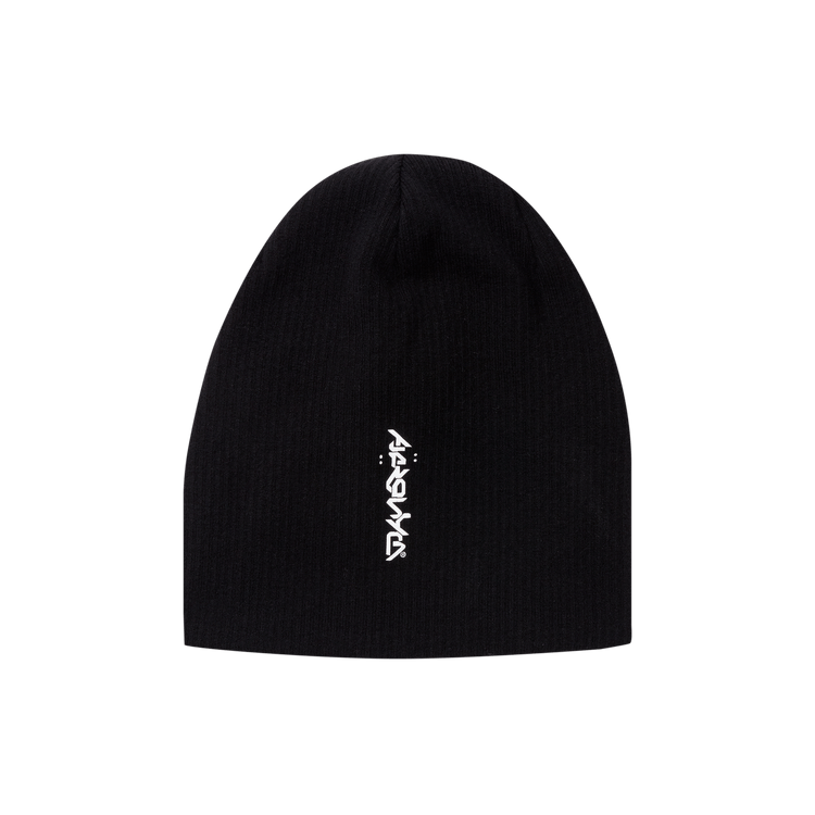 Acronym Reversible Worsted Cashmere Wool Hat 'Black'