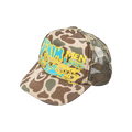 Kapital Denim Men Loves Cats Camo Truck Cap 'Brown'