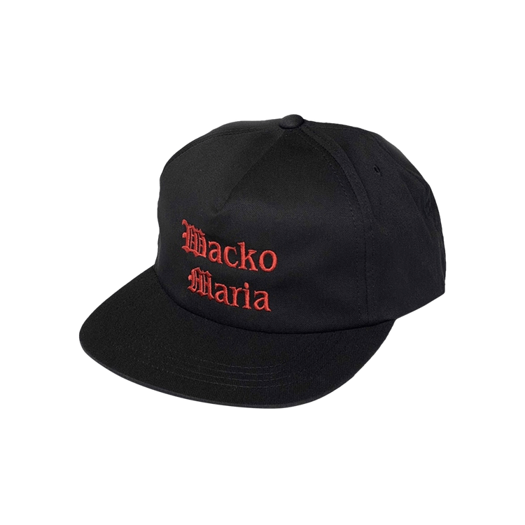 Wacko Maria 6 Panel Cap (Type 2) 'Black'