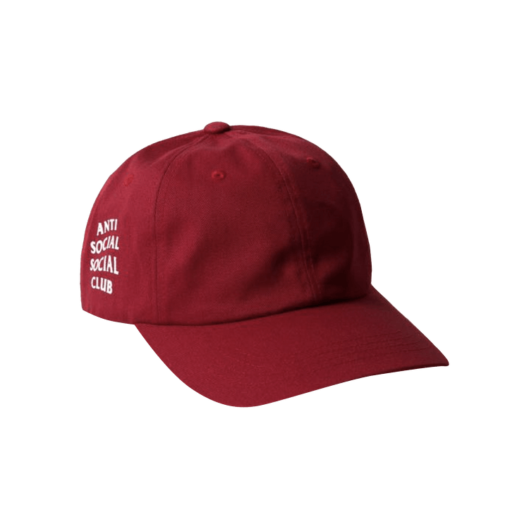 Anti Social Social Club Get Weird Cap 'Cranberry'