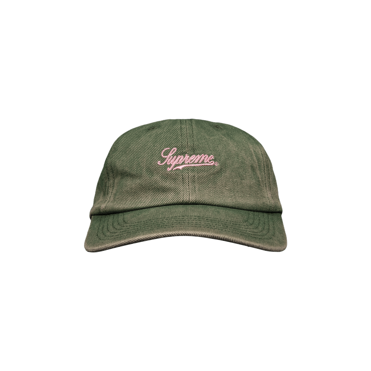 Supreme Washed Twill 6-Panel 'Green'