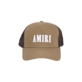 Amiri Core Logo Trucker Hat 'Ermine/White'