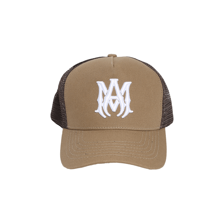 Amiri Logo Trucker Hat 'Ermine/White'