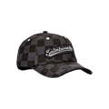 Saintwoods Checkered Distressed Baseball Cap 'Black/Grey'