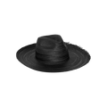 Saint Laurent Straw Waikiki Hat 'Black'