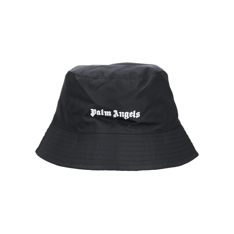 Palm Angels Classic Logo Bucket Hat 'Black/White'