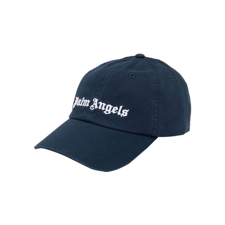 Palm Angels Classic Logo Cap 'Navy Blue/White'