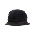 Marine Serre Regenerated Moon Denim Panelled Bell Hat 'Black'
