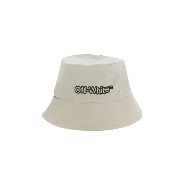Off-White FF Blur Bucket Hat 'Bone/Black'