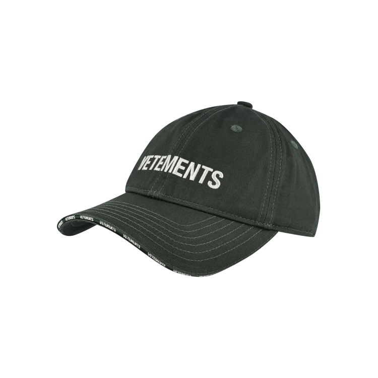 Vetements Iconic Logo Cap 'Police Green/White'
