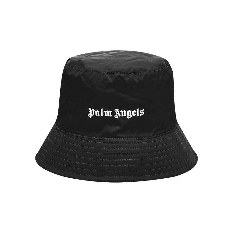 Palm Angels Classic Logo Bucket Hat 'Black/White'