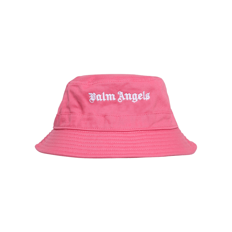 Palm Angels Classic Logo Bucket Hat 'Pink/White'