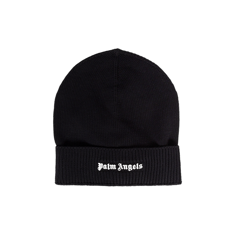 Palm Angels Classic Logo Beanie 'Black/White'