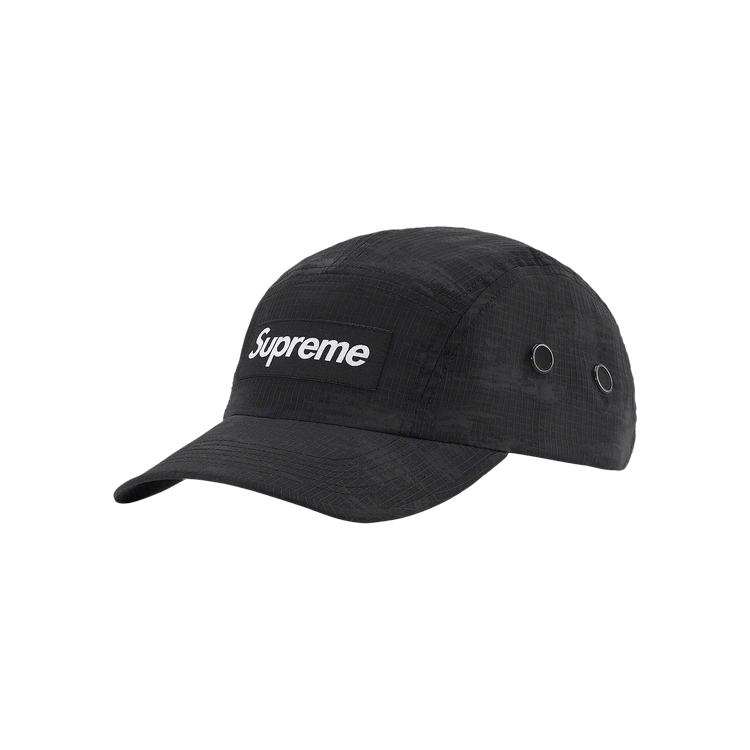 Supreme Broken Camo Camp Cap 'Black'