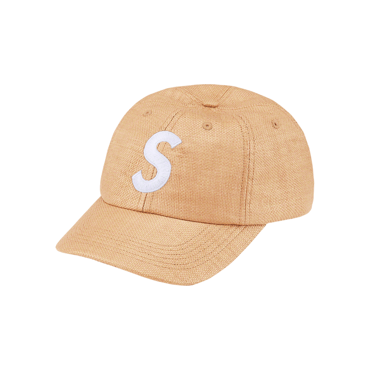 Supreme Raffia S Logo 6-Panel 'Natural'