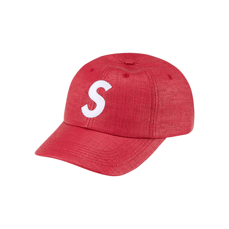 Supreme Raffia S Logo 6-Panel 'Red'