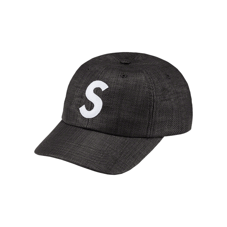 Supreme Raffia S Logo 6-Panel 'Black'