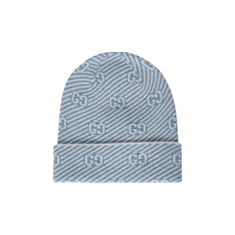 Gucci Diaglux Intarsia Logo Beanie 'Nile/Ivory'