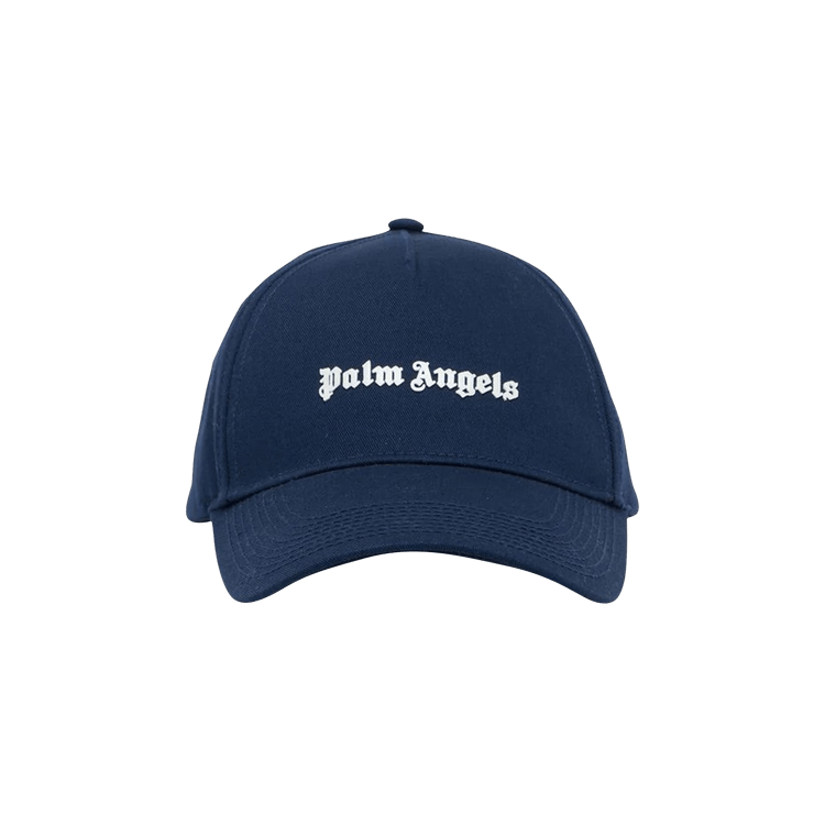 Palm Angels Logo Cap 'Navy Blue'