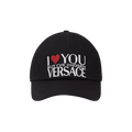 Versace I Love You But Baseball Cap 'Black/White'