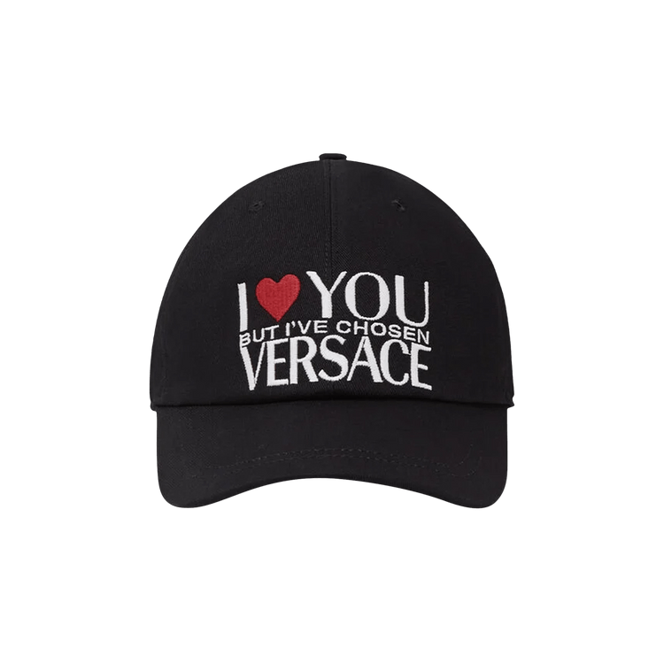 Versace I Love You But Baseball Cap 'Black/White'