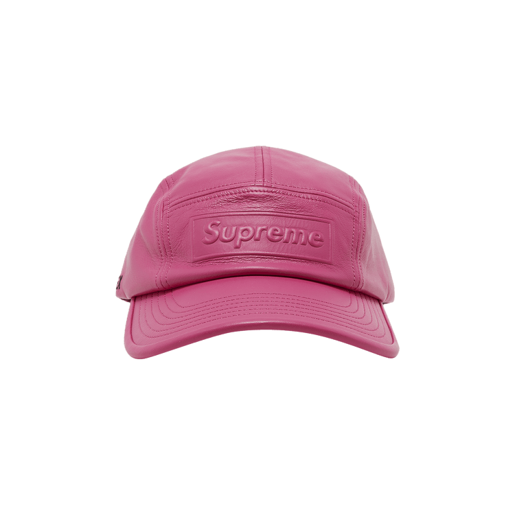 Supreme GORE-TEX Leather Camp Cap 'Pink'