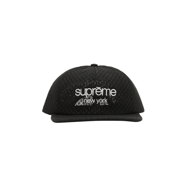 Supreme Classic Logo Air Mesh 6-Panel 'Black'