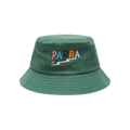 Parra Colored Lightning Logo Bucket Hat 'Green'