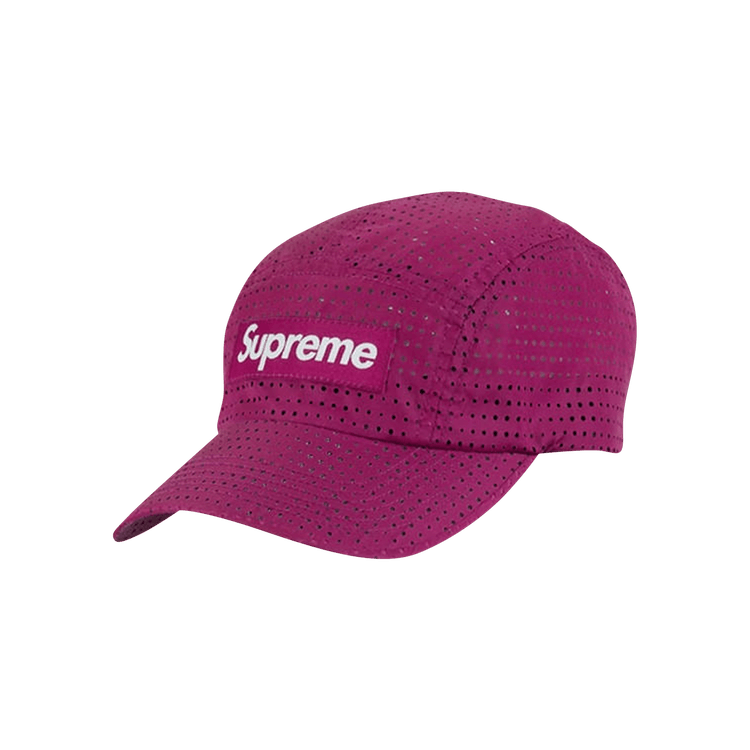 Supreme Preforated Camp Cap 'Magenta'