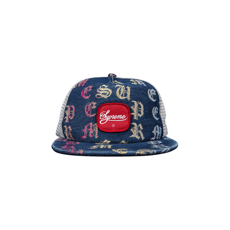 Supreme Gradient Jacquard Denim Mesh 5-Panel 'Blue'