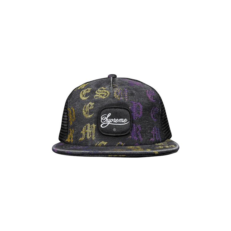 Supreme Gradient Jacquard Denim Mesh 5-Panel 'Black'