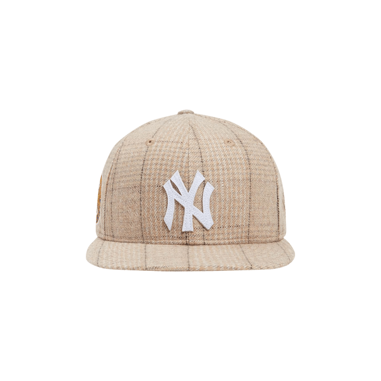 Kith x New Era For New York Yankees Plaid Fitted Hat 'Canvas'