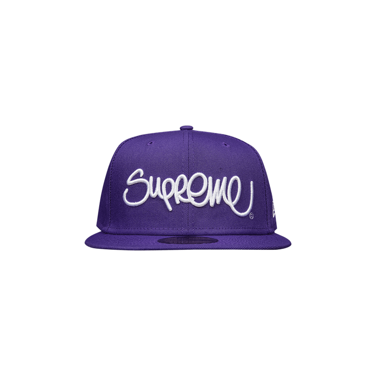 Supreme Handstyle New Era 'Purple'