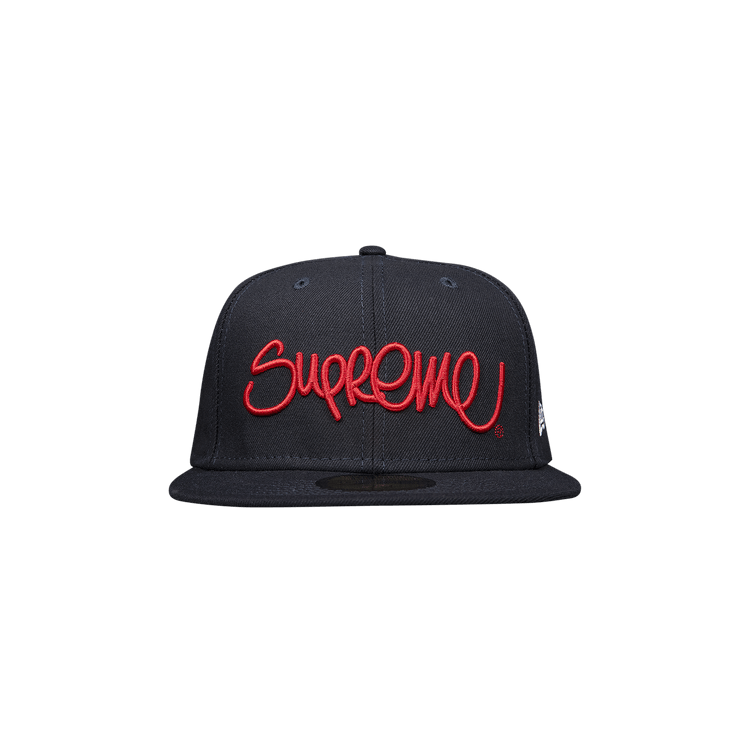 Supreme Handstyle New Era 'Navy'