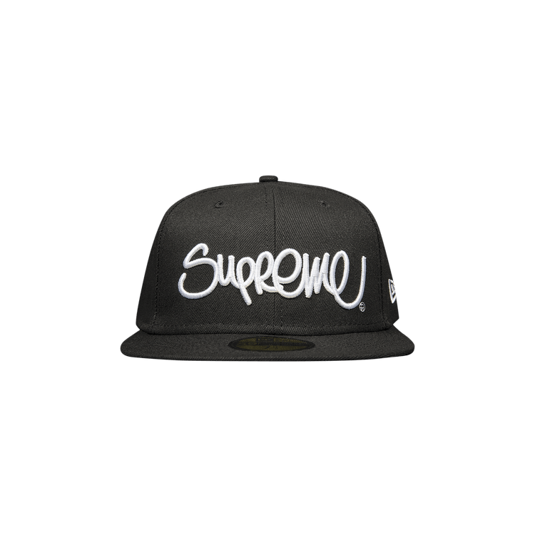 Supreme Handstyle New Era 'Black'
