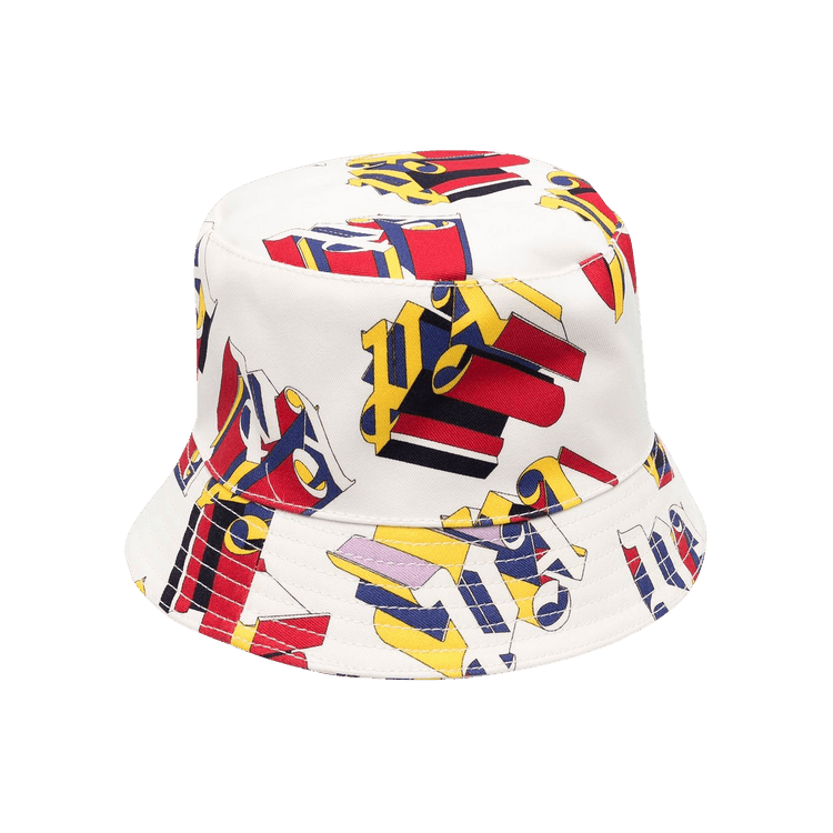 Palm Angels 3D Logo Bucket Hat 'Black/Red'
