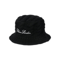 Palace Cable Knit Bucket Hat 'Black'