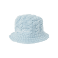 Palace Cable Knit Bucket Hat 'Baby Blue'