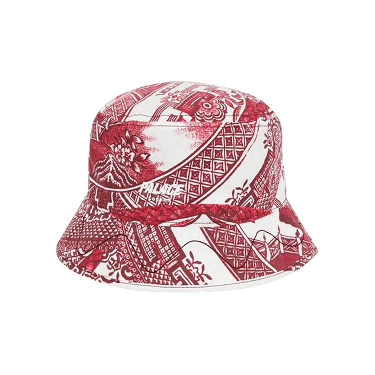Palace China Plate Bucket 'Red'