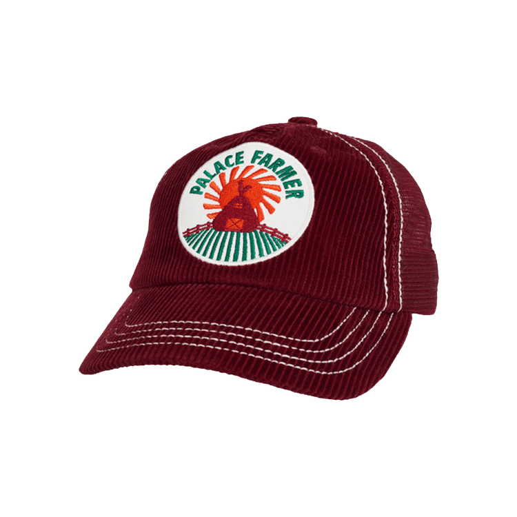 Palace Farmer Trucker Hat 'Burgundy'