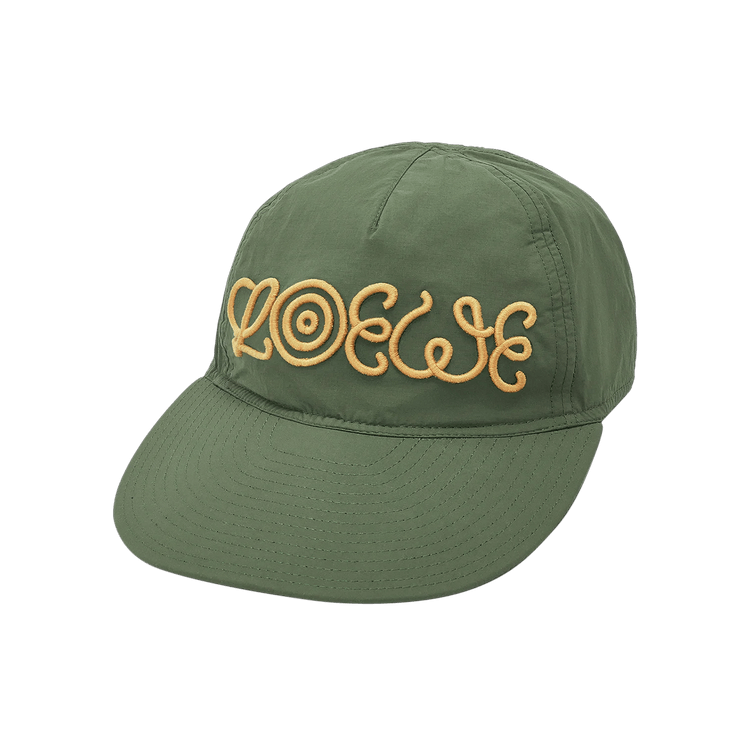 Loewe Nylon Long Visor Cap 'Olive'