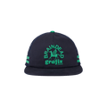 Brain Dead Grafix 5 Panel Trucker Cap 'Navy/Teal'