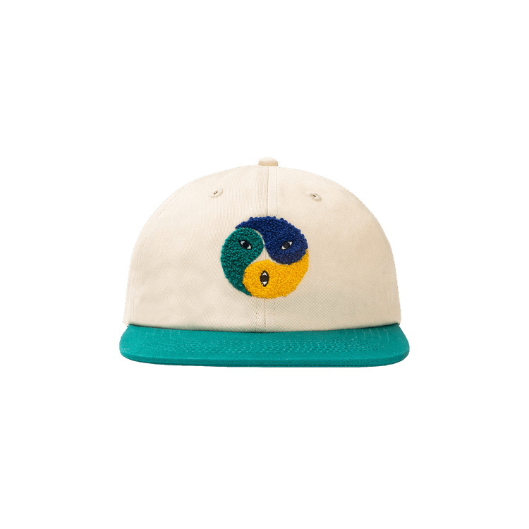 Real Bad Man 3 Way 6 Panel Cap 'Natural/Green'