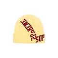 Supreme x New Era Multi Arc Beanie 'Pale Yellow'