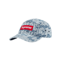 Supreme Fat Tip Jacquard Denim Camp Cap 'Blue'