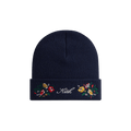 Kith Floral Script Beanie 'Nocturnal'