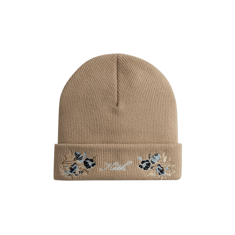 Kith Floral Script Beanie 'Canvas'